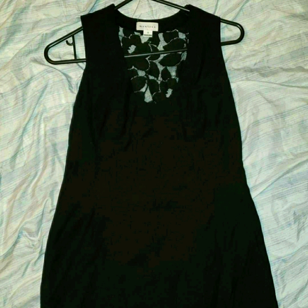 Long Lace Back Dress